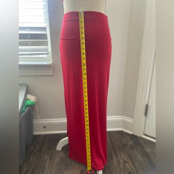 Fashion Nova Vibrant Red Maxi Skirt - Picture 9 of 10